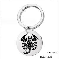 ราคา พวงกุญแจสแตนเลส12กลุ่มดาวทหารสำหรับผู้ชาย (21075587970)