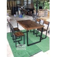ราคา ชุดโต๊ะเก้าอี้ ชุดโต๊ะ เก้าอี้ นั่งเล่น ร้านอาหาร (12147653024)