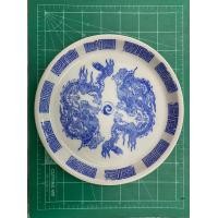 ราคา สินค้ามาใหม่ จานชามเซรามิคมังกรน้ำเงิน จานแปดเซียน และลายอื่น จานเซรามิค (17332300754)