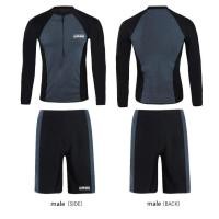 ราคา พร้อมส่งจ้า ชุดว่ายน้ำแขนยาว ชุดดำน้ำ คู่รัก กันUV ชุดว่ายน้ำ ผู้ชายและผู้หญิง ดำน้ำ (18887303088)