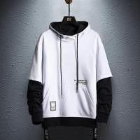 ราคา Wetailor 2022ใหม่เสื้อฮู้ดดี้กันหนาว Mens Hip Hop Pullover Hoodies Streetwear ลำลองเสื้อผ้าแฟชั่น Colorblock Hoodie ผ้าฝ้าย (21170134769)