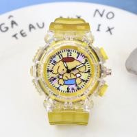 ราคา นาฬิกาเรืองแสงสำหรับเด็ก Sanrio Laurel Dog Colorful Flash Girl Gift Watch (16392236197)
