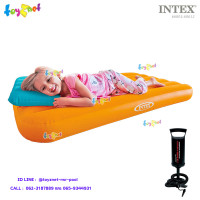 ราคา Intex ส่งฟรี ที่นอนเป่าลม โคซี่แอนด์ฟัน 0 88x1 57x0 18 ม สีส้ม รุ่น 66801 ที่สูบลม ดับเบิ้ลควิ๊ก วัน (7611770350)