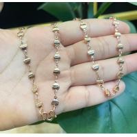 ราคา สร้อยนาค pink gold สวมหัวได้ 24 นิ้ว (21318140762)