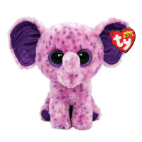 ราคา TY ตุ๊กตา ทีวาย EVA elephant purple reg (16186093252)