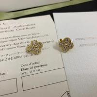 ราคา Four leaf clover earrings fashion diamond set womens jewelry accessories (20698980395)