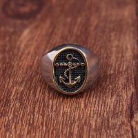 ราคา แหวนสมอย้อนยุคและคลาสสิกแหวนทหารตุรกีสีดำสไตล์ผู้ชาย (3481282692)