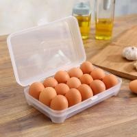 ราคา กล่องเก็บไข่ กล่องใส่ไข่ 15ช่อง ที่เก็บไข่ ถาดใส่ไข่ ที่ใส่ไข่ กล่องใส่ไข่ไก่ egg storage box (21333025260)