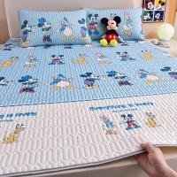 ราคา ฤดูร้อนการ์ตูนแผ่นเตียง H Ello K Itty Cinnamoroll Sanrio ปรับลื่น Kawaii ที่นอนครอบคลุมคู่เดียวพระมหากษัตริย์พระราชินีเตียง (19611792448)