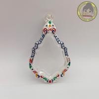 ราคา กรอบพระ กรอบพระเงินผสม หลวงพ่อรุ่ง กว้าง2 5 สูง3 4ซม ขนาดจอกระจก (16318481858)