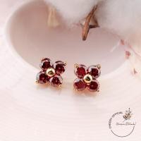 ราคา ต่างหูเพชรดอกพิกุล ต่างหูเพชรสีเหลือง ต่างหูพลอยสีบุษราคัม พร้อมส่ง (12823373423)