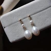 ราคา ใหม่ไข่มุกน้ำจืดธรรมชาติของผู้หญิงเบาต่างหูแฟชั่นหดตัว M รูปแบบ8ถึง9มม ต่างหูมุกสำหรับผู้หญิงอารมณ์ต่างหูเม็ดกลม (11933263542)