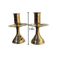 ราคา เครื่องทองเหลือง เชิงเทียนทองเหลืองแบบมีจานรอง มี 3 ขนาดค่ะ (21241370760)