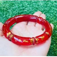 ราคา กำไลพระสมเด็จโตเนื้อหยกแดงเนื้อหยกแดงกำไลหยก (20505042776)