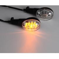 ราคา ตัวบ่งชี้ไฟกระพริบสัญญาณไฟเลี้ยว LED หน้าหลัง Amber Areyourshop สำหรับ Kawasaki NINJA 250R แบบใส (19689217545)