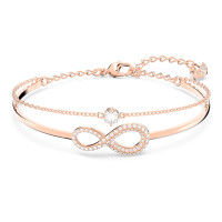 ราคา Swarovski สร้อยข้อมือเพชรสีทอง Swarovski Infinity RoseS925 สร้อยข้อมือแฟชั่นสตรีเงินสเตอร์ลิงของขวัญวันเกิดวันวาเลนไทน์ (19102740247)