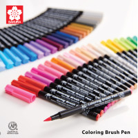 ราคา ปากกาพู่กัน ปากกา Koi coloring brush pen แยกด้าม sakura หัวพู่กัน 1 ด้าม (21192864430)