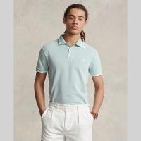 ราคา Sale Polo Ralph Lauren เสื้อโปโลผู้ชาย Polo Custom Slim Fit Stretch Mesh Polo Shirt รุ่น MNPOKNI1N822429 สีเขียว (20730271824)