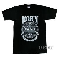 ราคา เสื้อยืดวงร็อค Korn ผ้าฝ้ายฤดูร้อนสบาย ๆ คอร์น เสื้อวง เสื้อยืดคอน เสื้อวินเทจ (19543354855)