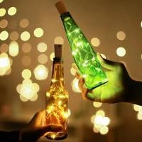 ราคา 3M 5M LED Cork Shaped Lights Copper Wire String Fireflies Stars Lights Bar Christmas Lights Wine Glass Bottles For Decor (16809032755)