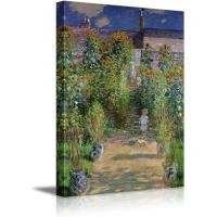 ราคา The Artists Garden At Vetheuil By Claude Monet Impressionist ศิลปะผ้าใบศิลปะสมัยใหม่บ้าน12X18นิ้ว (20267139834)