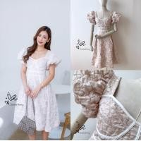 ราคา เดรส ดีไซน์แขนพอง ทรงเจ้าหญิง S 2XL ชุดใส่ทำบุญ ลูกไม้สีชมพู ชุดขาว เดรสสีชมพู ชุดงานหมั้น ชุดเพื่อนเจ้าสาว ชุดไปวัด ลูกไม้ ฉลุ งานป้าย 9997 (19101154150)