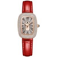 ราคา OLEVS 9940 Waterproof Leather Band Watches For Women Quartz Fashion Women Wristwatches (20438805337)
