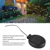 ราคา 4 Packs Solar LED Light Replacement Top Part Panel Solar Panel Lantern Lid Light Bulb Accessories Battery Box (20026713767)