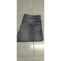 ราคา Confirm jeans กางเกงยีนส์ขากระบอกฟอกสีแต่งขาดนิดๆมีแต่งสีหยดนิดๆ เอว34ยาว38ปลายขา7 (15302186867)