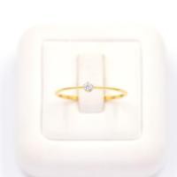 ราคา Happy Jewelry เม็ดเดี่ยวจิ๋ว น่ารักๆ เหมาะสำหรับคนที่ชอบแหวนเล็กๆ จิ๋วๆ มินิมอล ทองแท้ 9k 37 5 เพชรเกสร ME944 (17016488132)