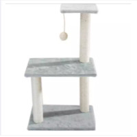 ราคา ขายเท คอนโดแมว 3 ชั้น ที่ลับเล็บ ที่นอนแมว ของเล่นแมว สูง 70 ซม P125 (8898884177)