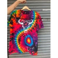 ราคา เสื้อมัดย้อมสกรีนลายเต็มตัว เสื้อมัดย้อมสกรีนลายสไตล์วินเทจ สินค้าพร้อมจัดส่ง (13034896223)