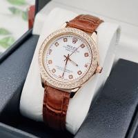 ราคา นาฬิกาข้อมือ ผู้ชาย ผู้หญิง หน้าเป๊ปซี่ ได้พร้อมวันที่ ดีไซน์หรูหรา สายยาง สายหนัง สายเลท หน้าปัด 4035 มม (21016652291)