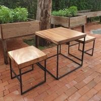 ราคา 99HomeStore โต๊ะไม้ในสวน (19769030246)