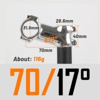 ราคา UNO แฮนด์จักรยานสีเงินบาร์เรียบสูงขึ้นแฮนด์จักรยานทรงตรง31 8มม 640 680 720 740 760มม (19287526717)