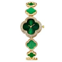 ราคา นาฬิกาใบโคลเวอร์สี่ใบ นาฬิกาผู้หญิงสร้อยข้อมือมรกตแฟ สร้อยข้อมือนาฬิกาควอทซ์ของผู้หญิง (21352681709)