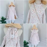 ราคา Honey Dress ชุดมินิเดรสแขนยาวเว้าไหล่ ปลายแขนแต่งระบาย (18514091712)