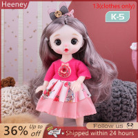 ราคา Heeney ใหม่ MINI 16CM 13 movable Joint Girl Baby Doll กับ3D Eyes Beautiful DIY Toy (20622325966)