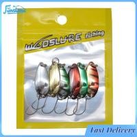 ราคา FunsLane Fishing Bait Spoon Trout Lure Fishing Lure Metal Single Hook Spinner Hard Bait Trout Bass Pike Winter Ice Lure Fishing Bait 2 5g (21197211004)