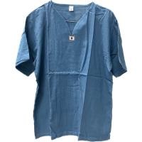 ราคา เสื้อพื้นเมืองผ้าสาลู ผ้าฝ้าย แขนสั้น เนื้อผ้านิ่ม ใส่สบาย หญิงชายใส่ได้ (20605667297)