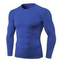 ราคา เสื้อการฝึกกล้ามเนื้อเท่ๆเสื้อยืดออกกำลังกายของผู้ชายรัดรูปอัดแน่นเสื้อฟิตเนสชุดกีฬาชายเสื้อวิ่งรัดรูป (17274460778)