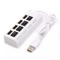 ราคา USB HUB 4 Port ON OFF 4 สวิซต์ USB 2 0 HUB Hi Speed (8258397210)