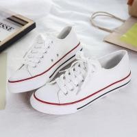 ราคา ใหม่ รองเท้าผ้าใบหุ้มข้อต่ำ สไตล์แฟชั่น เกาหลี รุ่นชายและหญิง 35 44 รองเท้าผู้หญิงสีขาวดำคลาสสิก ระบายอากาศได้ดี สวมใส่สบาย (19698502987)