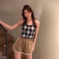 ราคา เสื้อไหมพรมคล้องคอ ลายตารางหมากรุก E201 (10505875788)