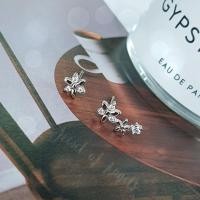 ราคา พร้อมส่ง ต่างหูเงินแท้ S925 รุ่น Blossom ต่างหูแป้น รูปดอกไม้ เพชรCZ สีเงิน เงินแท้ทั้งชิ้น Silver925 ต่างหูผู้หญิง ตุ้มหูเงินแฟชั่น (21127183018)
