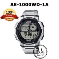 ราคา CASIO ของแท้ AE 1000WD 1A AE 1100WH 1A AE 1200WHD 1A AE 2000WD 1A นาฬิกาผู้ชาย Digital สายเหล็ก กล่องและรับประกัน1ปี (18993635993)