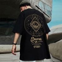 ราคา เสื้อยืดโอเวอร์ไซส์ ผู้ชายไซส์ใหญ่ เสื้อยืดแฟชั่นลายสีดำ T Shirt M 8XL พร้อมส่ง Street 6 S 5XL (18088317049)