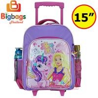 ราคา BigBagsThailand กระเป๋านักเรียน กระเป๋าเป้ล้อลาก กระเป๋าเป้สะพายหลัง เอลซ่า Princess ม้าโพนี่ คิดตี้ Kuromi Care Bears ขนาด 14 นิ้ว และ 15 นิ้ว รุ่น EL20 (14098836450)