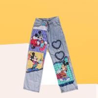 ราคา CASSIE JEANS Mickey mouse CODE CSJ12 กางเกงยีนส์ขายาวเอวสูง สไตล์วินเทจ ลายมิกกี้ เมาส์ (20212358628)