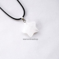 ราคา STONE PENDANT STAR สร้อยคอ ประดับจี้หินนำโชค รูปดาว เลือกหินได้ หินแท้ by siamonlineshop (18853870358)